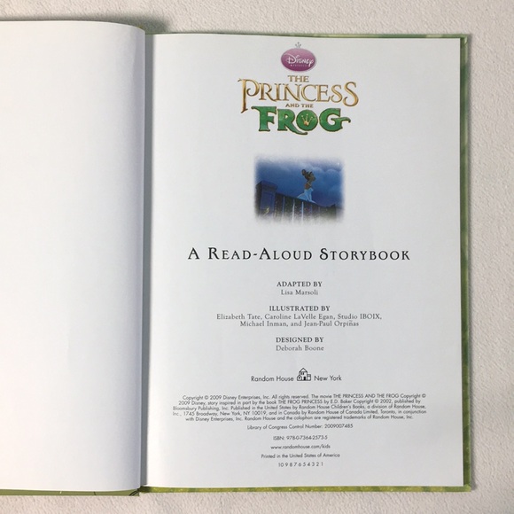 👑 Limited Collector’s Edition “The Princess and the Frog” Hardcover Book 👑 - Picture 4 of 16